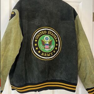 American Vintage Military Jacket - Black and Olive